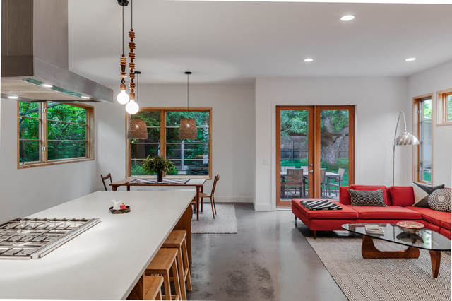18th Street Addition modern-living-room