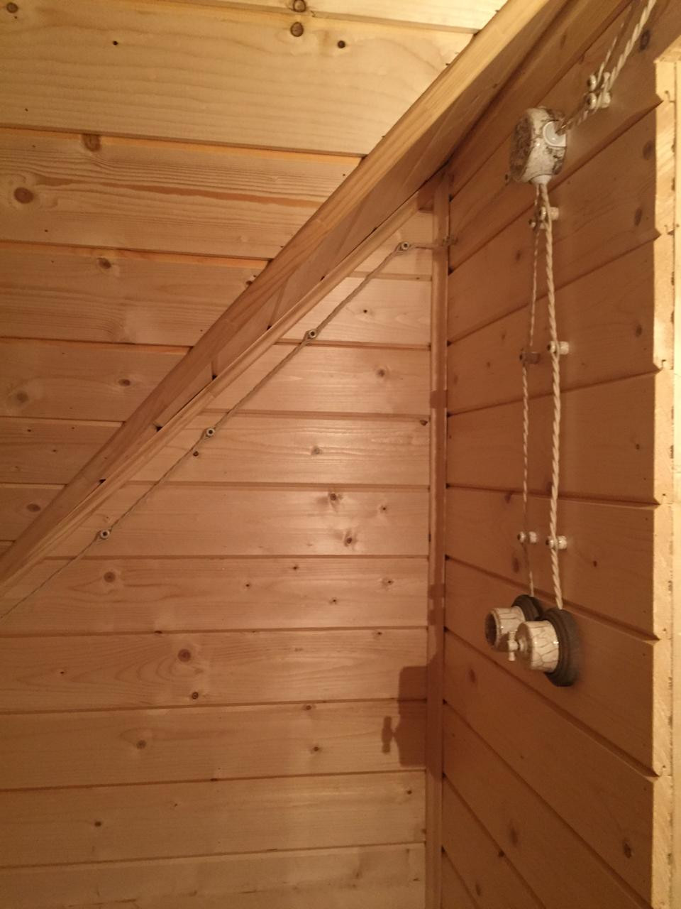 Монтаж электрики в ретро стиле