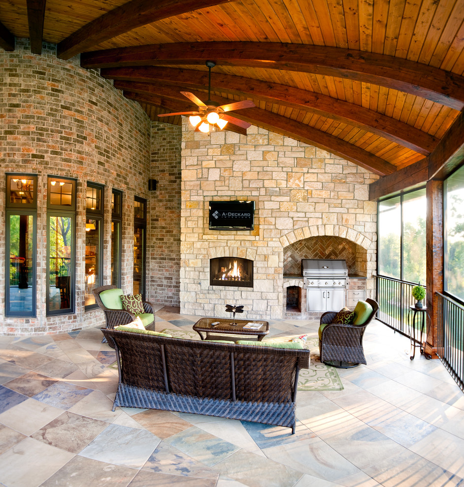 Patio - transitional patio idea