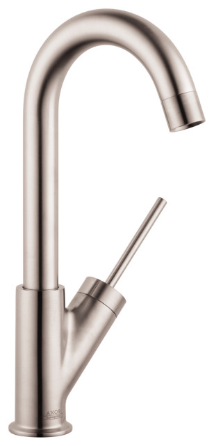 Axor Starck Bar Faucet, 1.5 Gpm Steel Optic