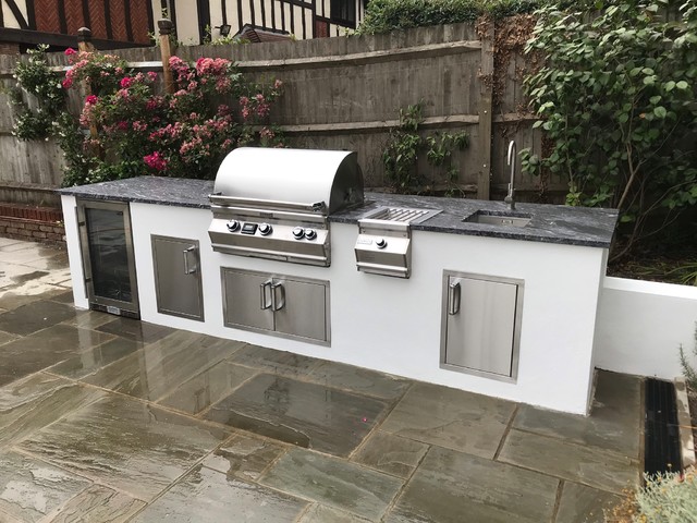 Outdoor Kitchens And Bbq Areas Modern Garden Kent By