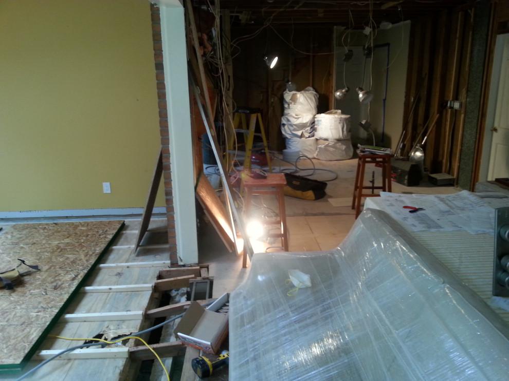 Stacy M Custom Kitchen Flooring + Bump out