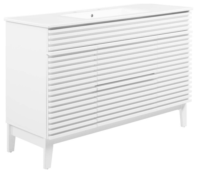 Render 48" Single Sink Bathroom Vanity Transitional Bathroom