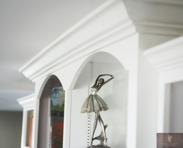 BuiltIn Bookshelf Traditional San Diego by SoCal Carpentry