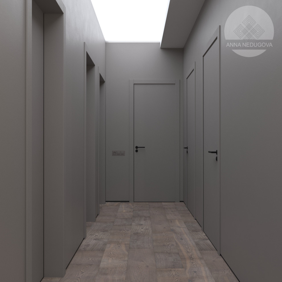 Дизайн проект загородного дома, д. Жаворонки, Московская область.