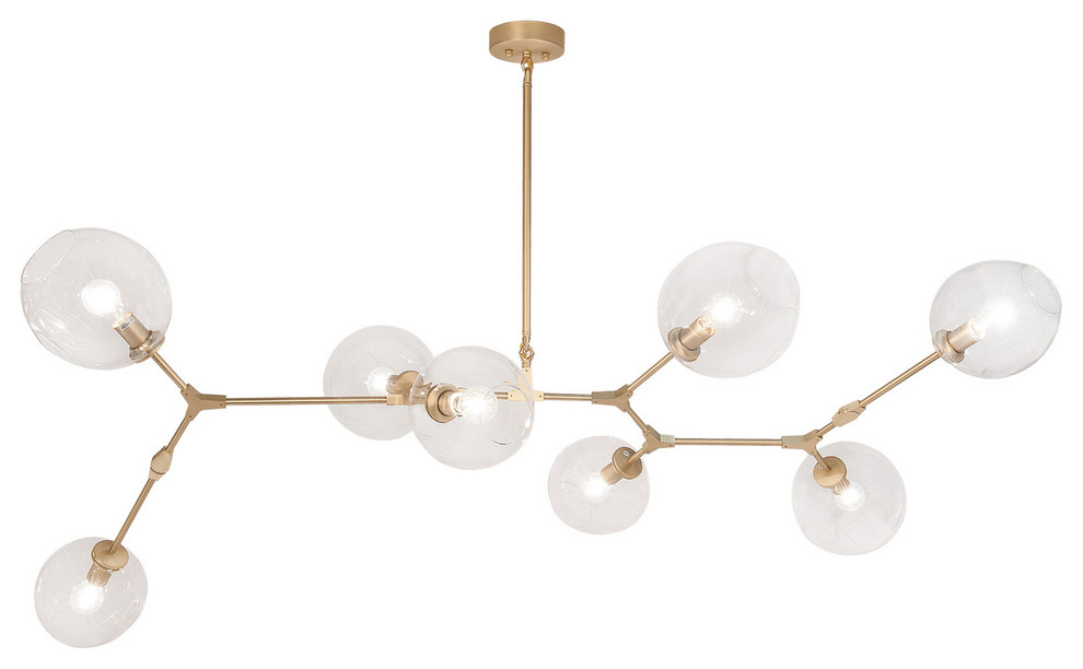Avenue Lighting Fairfax Eight Light Hanging Chandelier HF8088BB