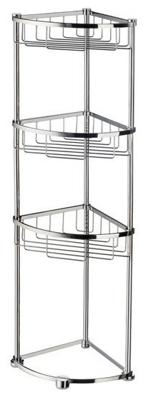 Smedbo SIDELINE 3 Level Freestanding Corner Soap Basket DK2051 Accessories