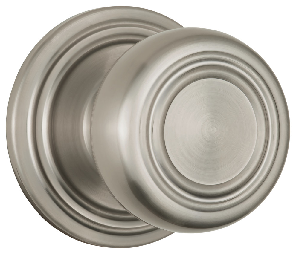 Brinks Push Pull Rotate ley Passage Knob Traditional Doorknobs