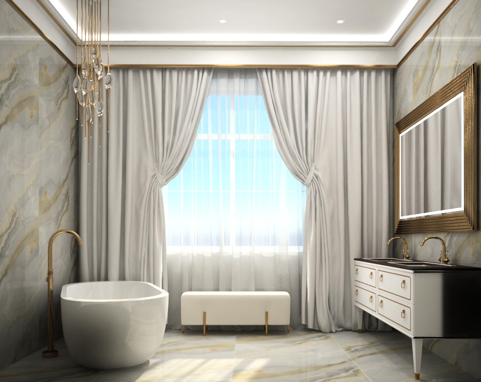 Классический дизайн коттеджа г. Пенза