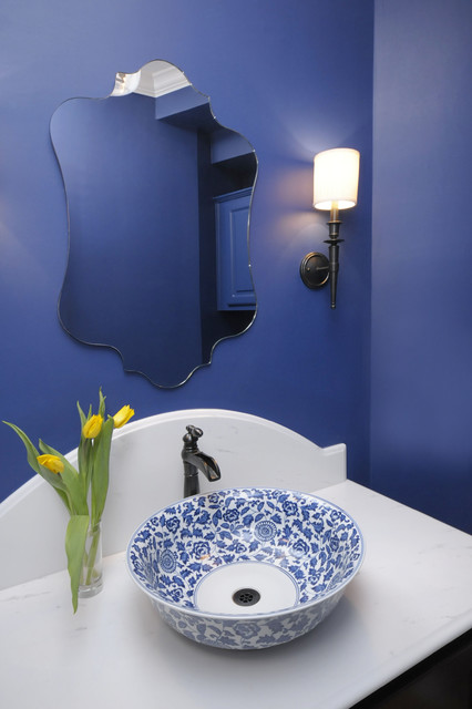8 Bold Paint Colors For Your Powder Room - Paint Ideas For Powder Room