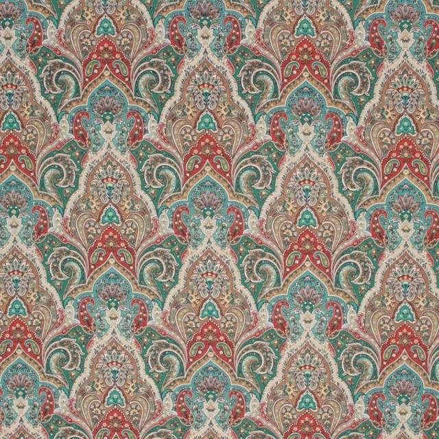 Picadilly Paisley Cyprus Fabric Mediterranean Fabric by RM COCO
