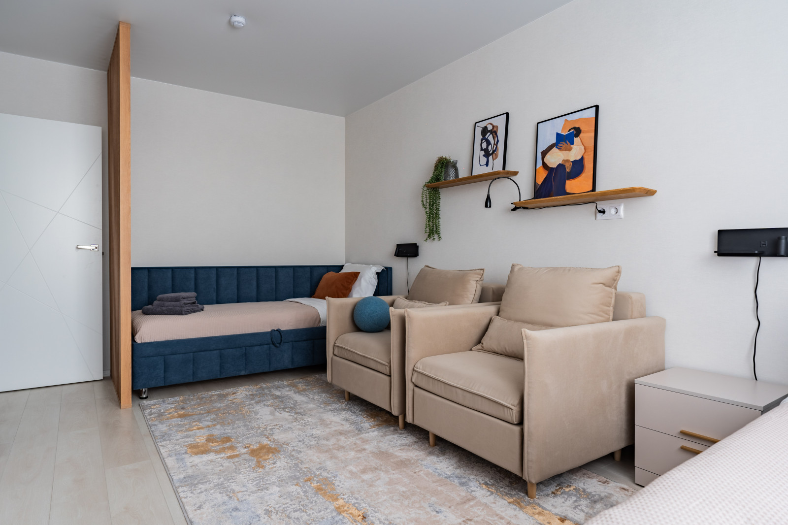 Усть-Луга, 2х комнатная квартира для проживания специалистов, комплектация