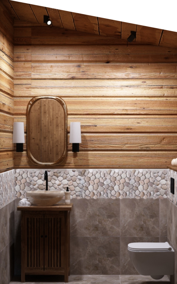 Баня в стиле Шале