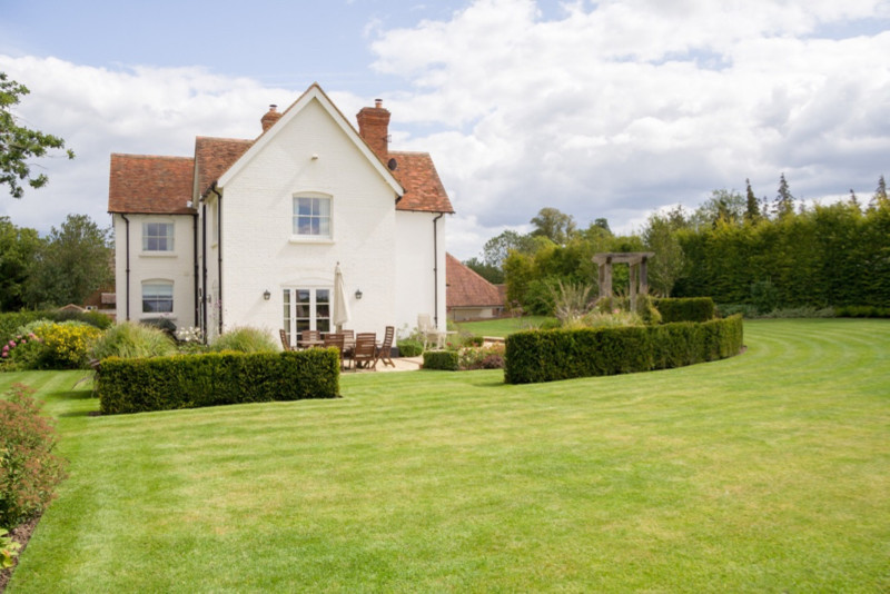 This is an example of a large country home in Hampshire.