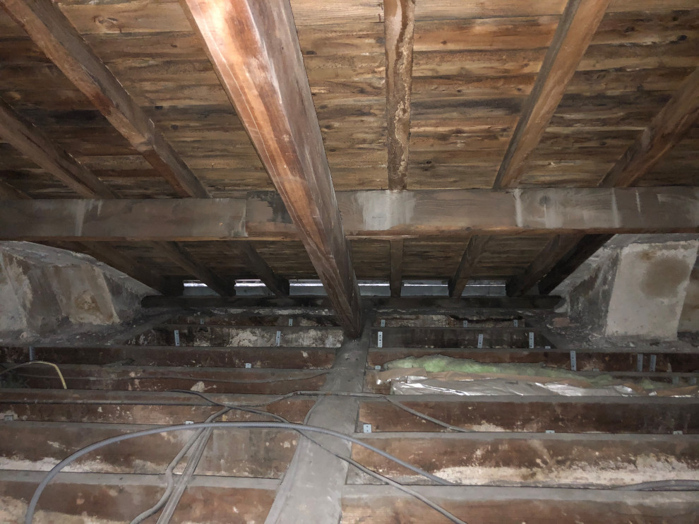 Photo des combles - Avant projet