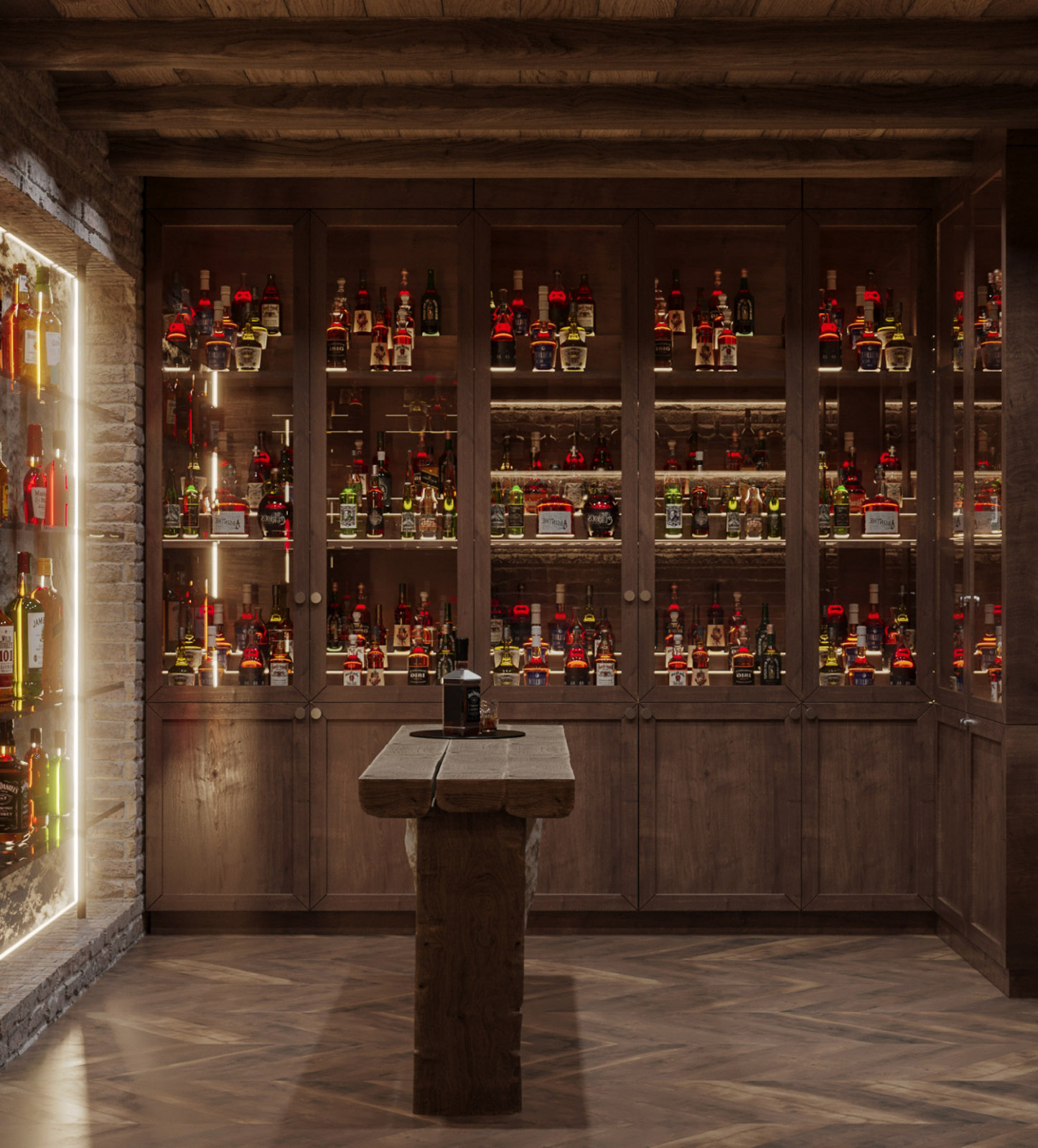 Интерьер виски комнаты