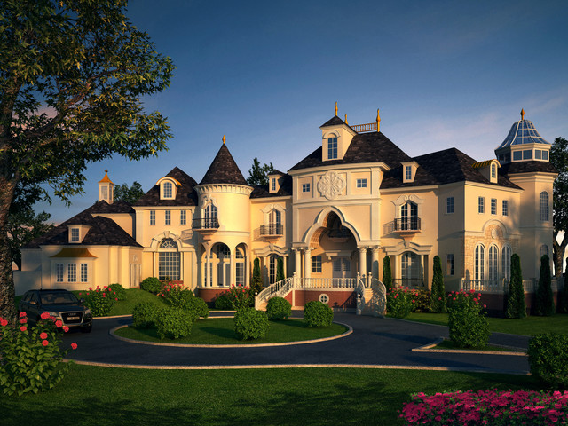 Castles Mansions Chateaux Villa Manor Concept Designs