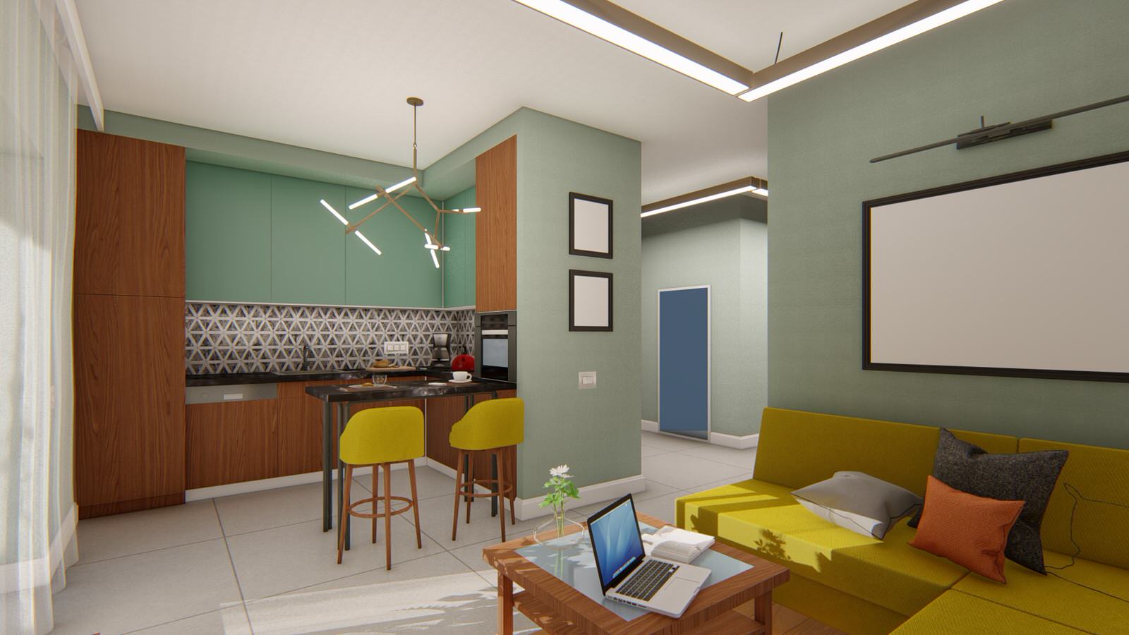 ЖК "Новый центр", 90 кв. м