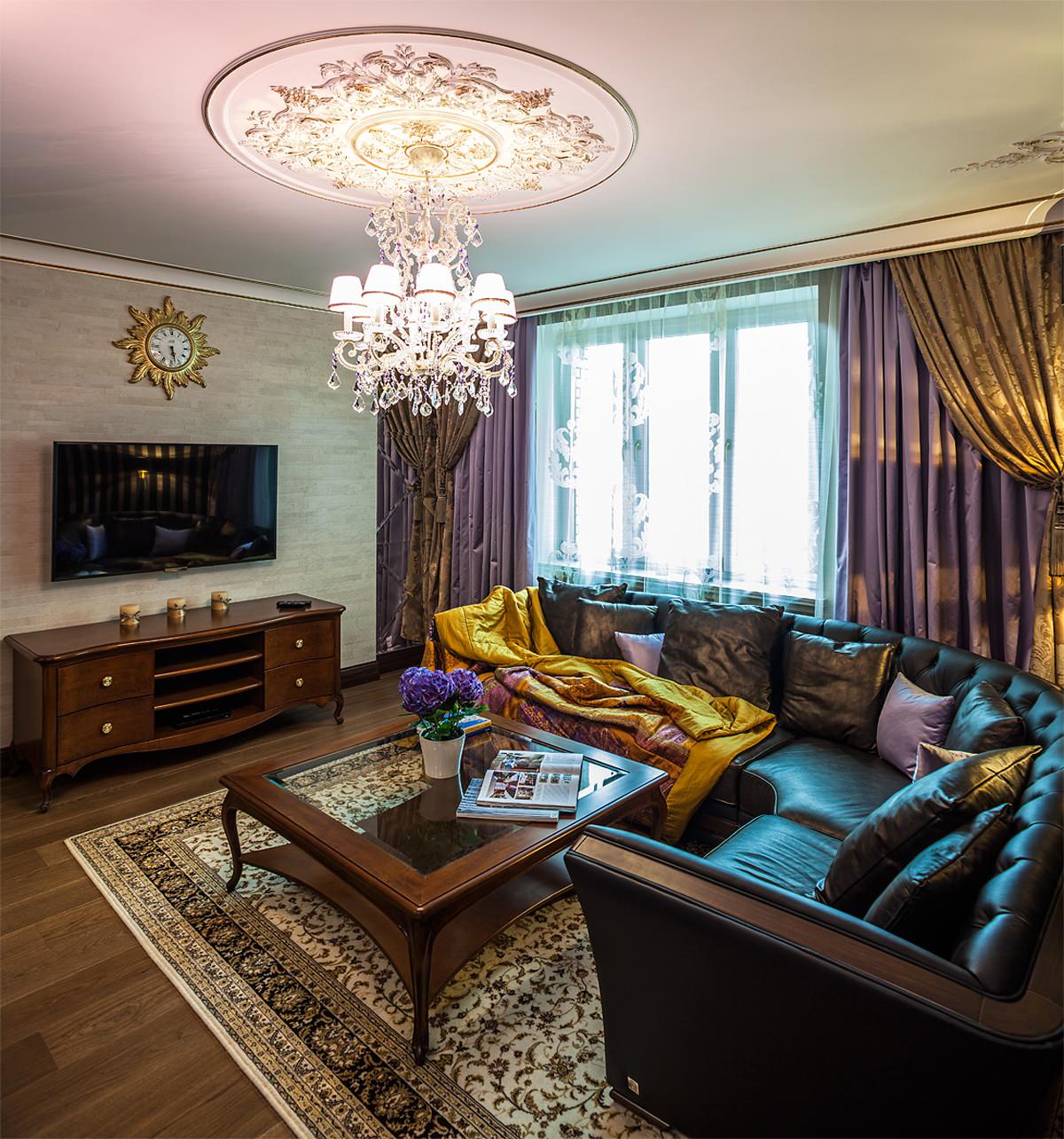 Меблировка частной квартиры по проекту Романа Короткова