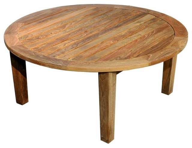 Teak Round Coffee Table 36 In Diameter 17 Height By Regal