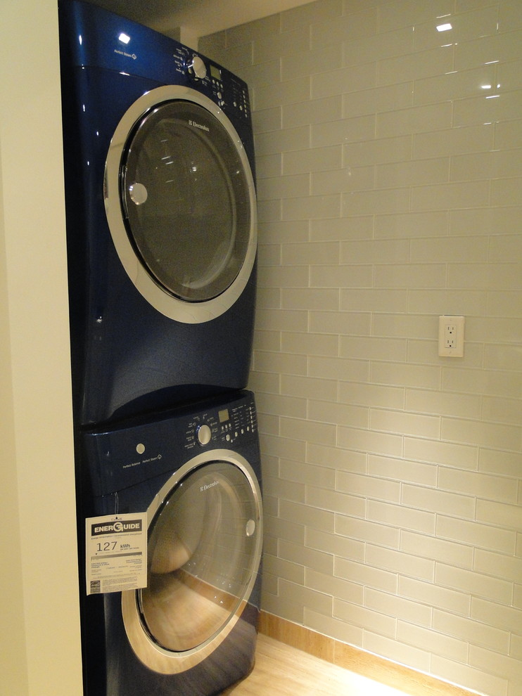 Inspiration for a laundry room remodel in Miami