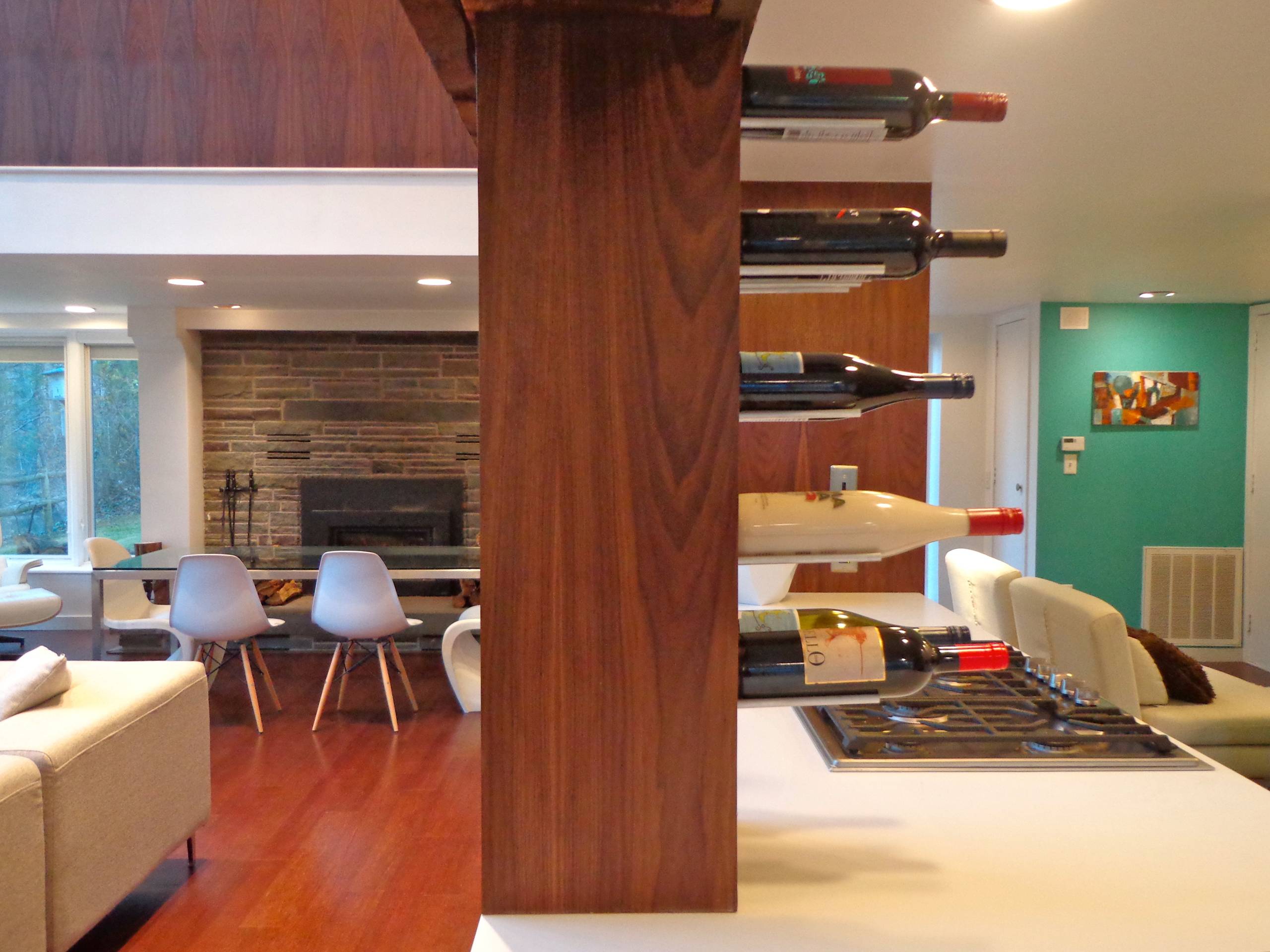 Double Take: 'Floating' Wine Bottles Rack Up Style Points