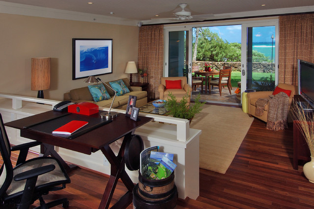 Turtle Bay Ocean Villas tropical-living-room