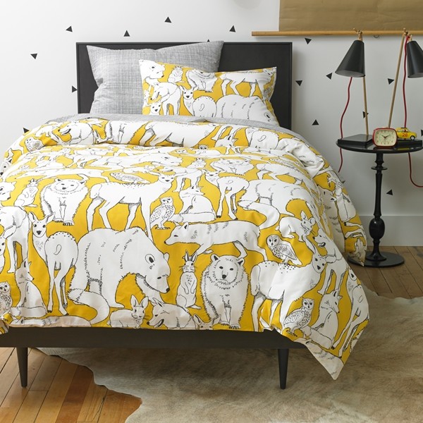 Dwellstudio Duvet Set Wildwood Citrine Modern Toronto By