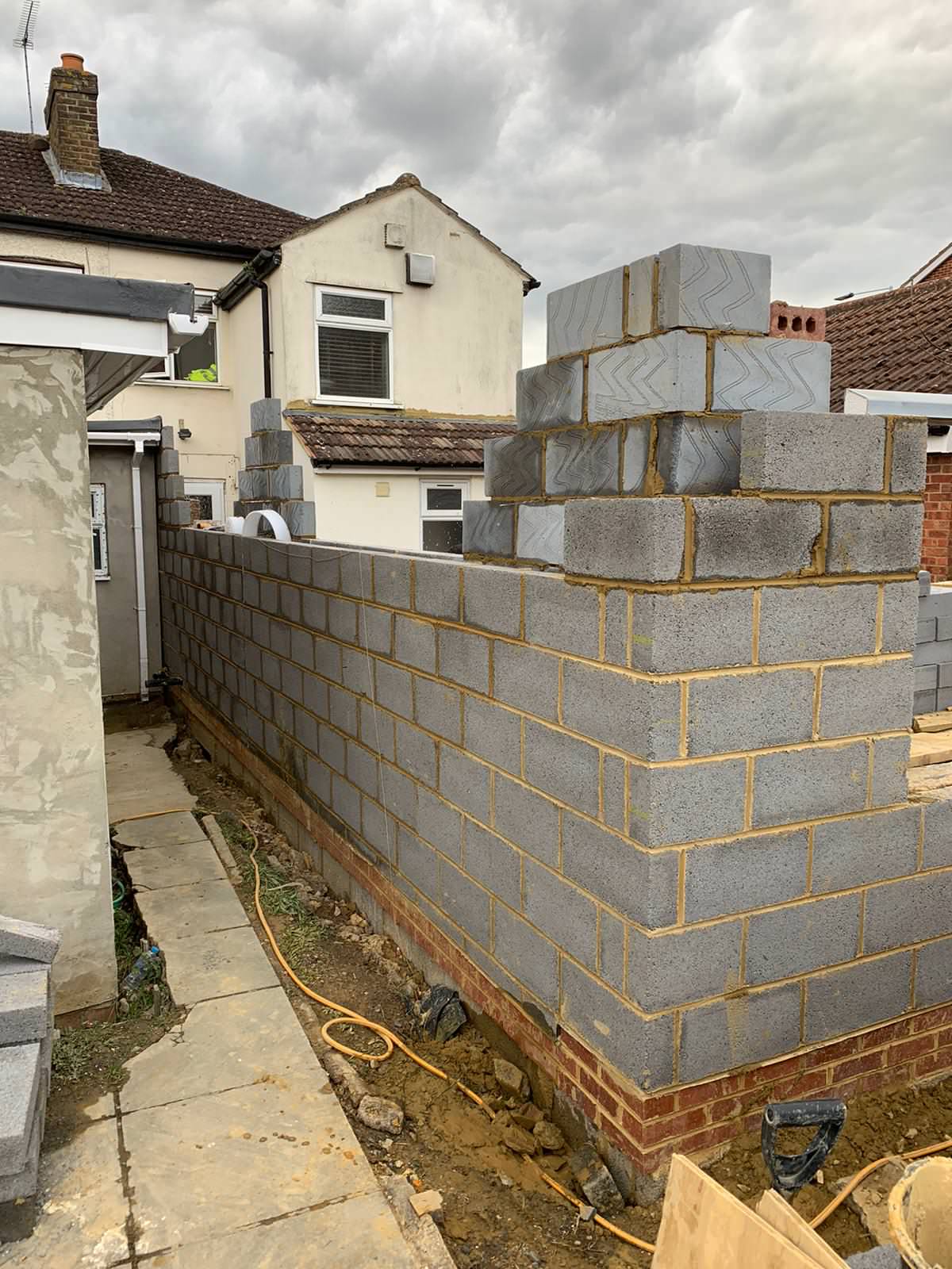 Building the office extension