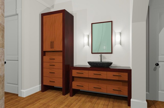 Bathroom Renderings transitional-rendering