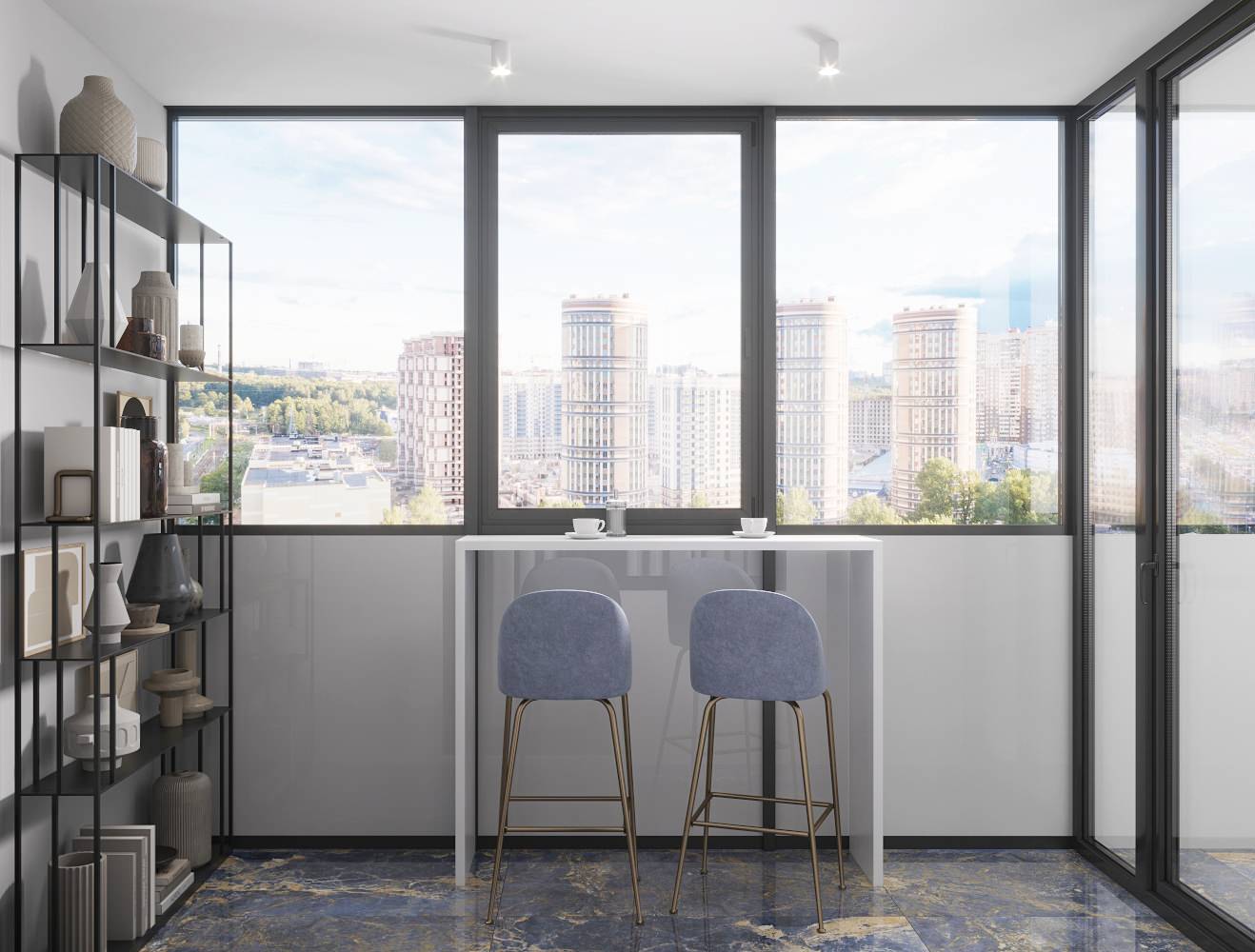 Проект квартиры 76 кв.м. 2022г.