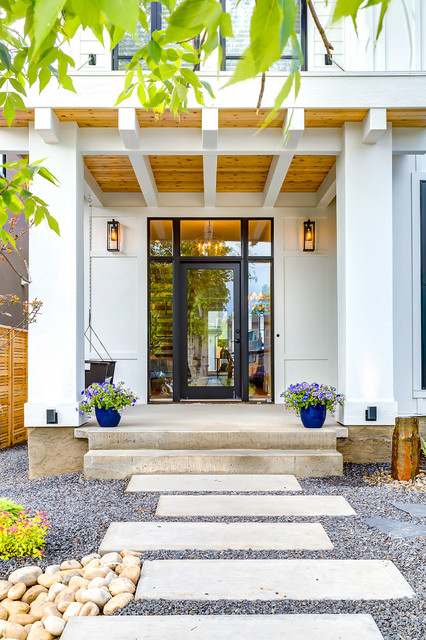 Modern Farmhouse In Altadore Farmhouse Entry Calgary