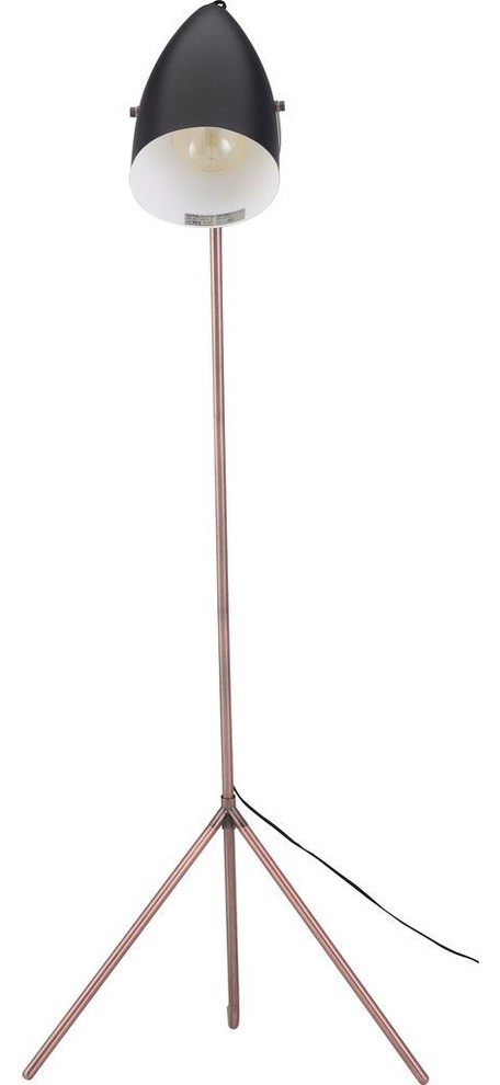 austin floor lamp copper