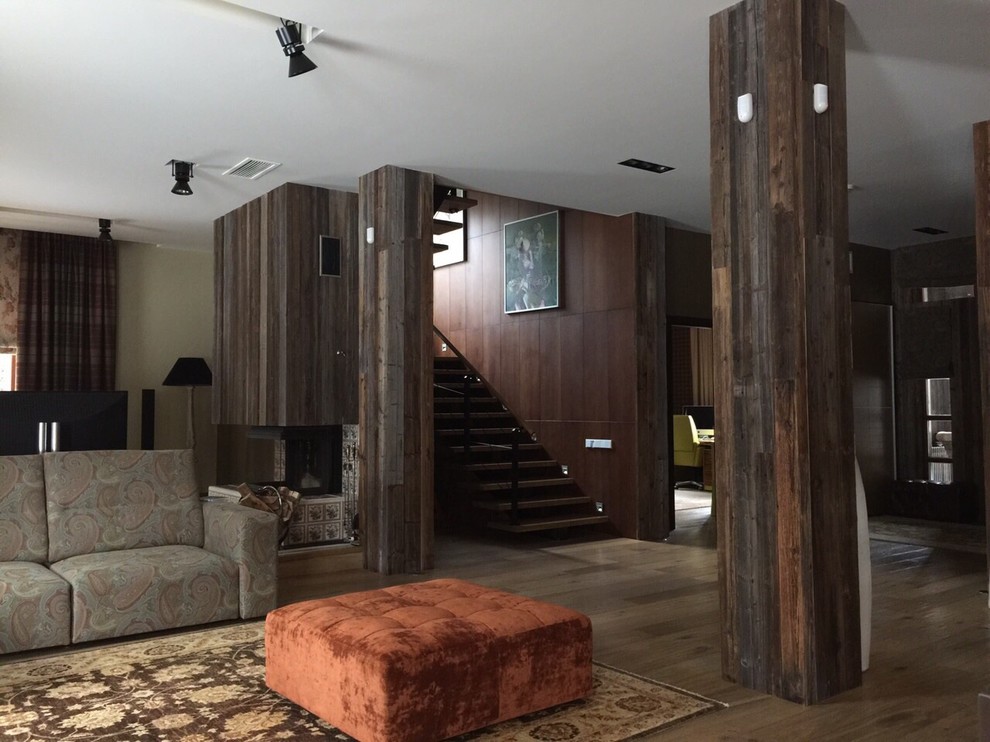 Переделка интерьера в коттедже,  со стиля минимализм на стиль стиль кантри