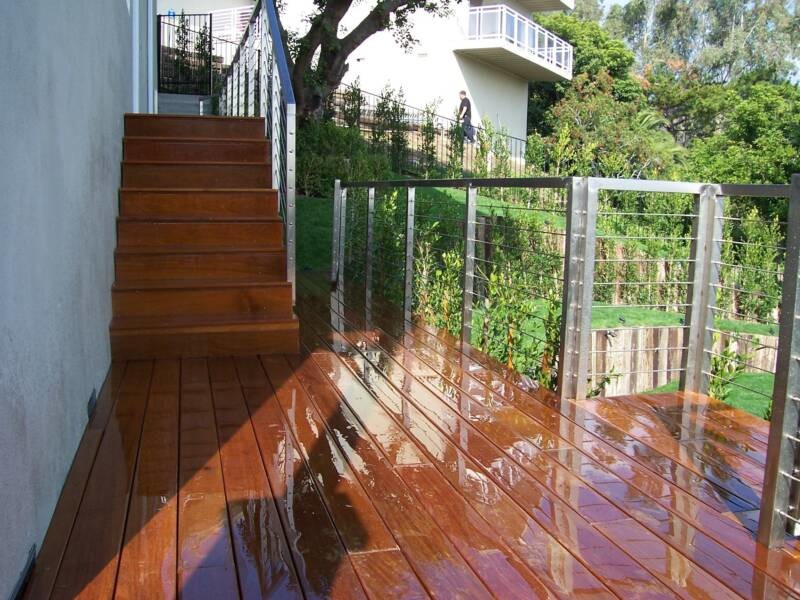 Deck - transitional deck idea in Los Angeles