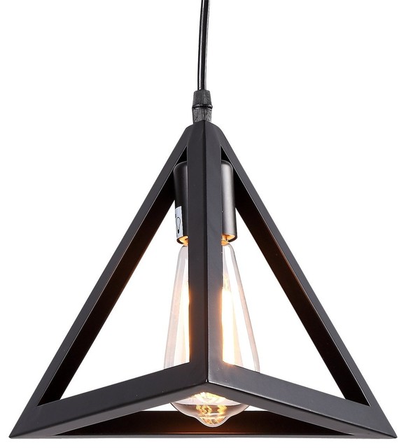 1 Light Black Cone Pendant With Metal Shade Matte 1 Light Black Cone Pendant With Metal Shade Matte Industrial Lighting By Lightingworld