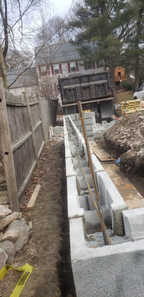 Addition Project Block Foundation
