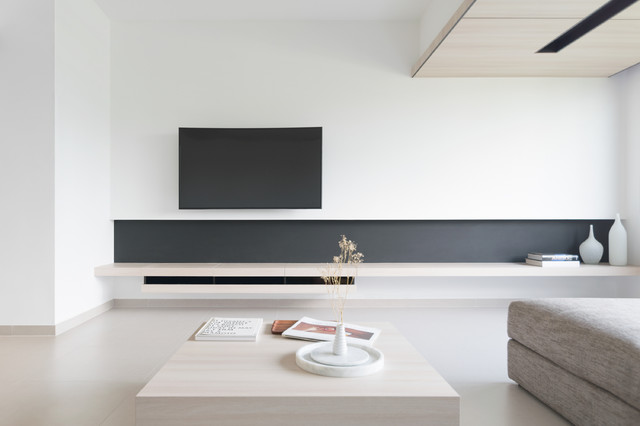 S Apartment contemporary-vardagsrum