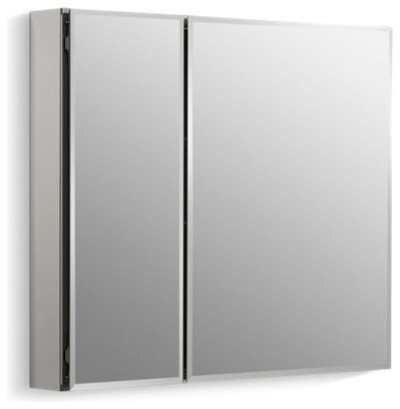 Kohler 30" W X 26" H 2-Door Medicine Cabinet w/ Mirrored Doors, Beveled Edges