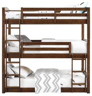 Dorel Living Aaida Triple Floor Bunk Bed - Transitional ...