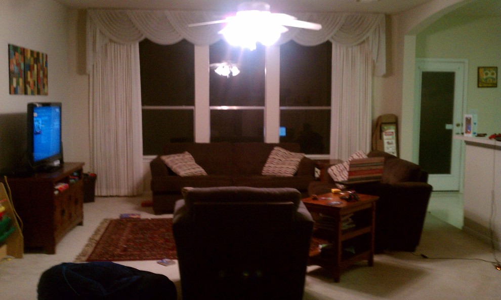 How would you arrange furniture in this Oddly Shaped Living Room?