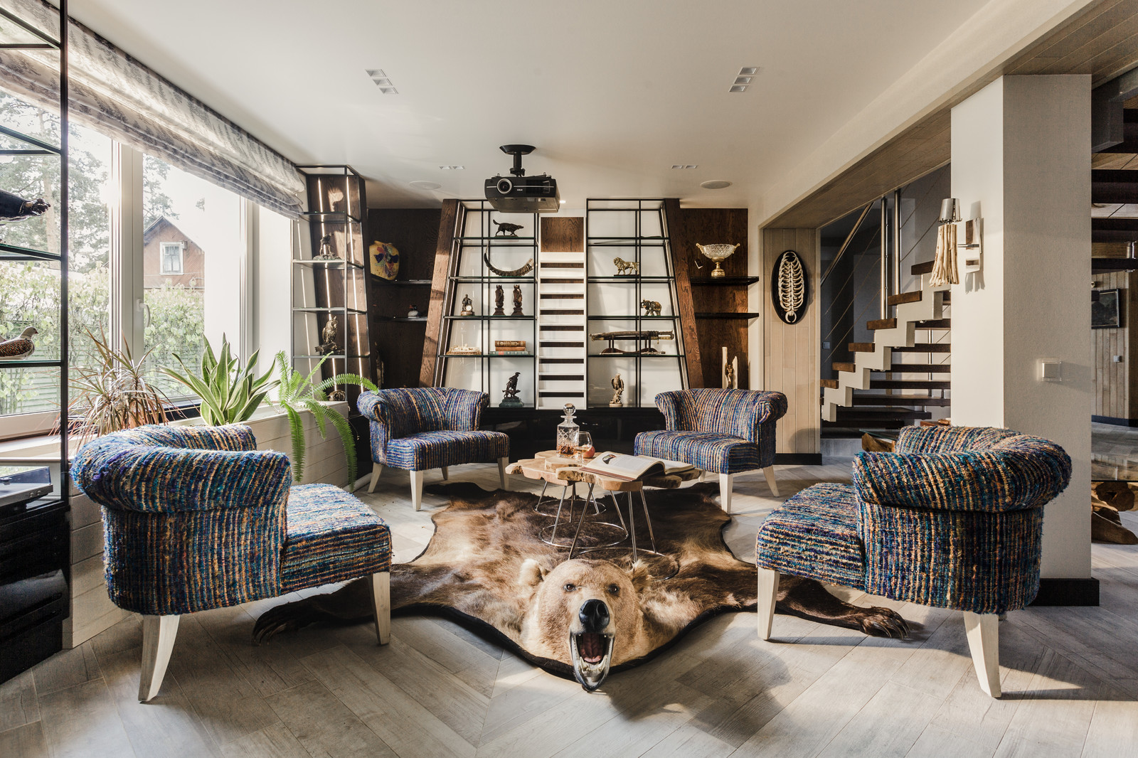 Дом охотника в современном стиле