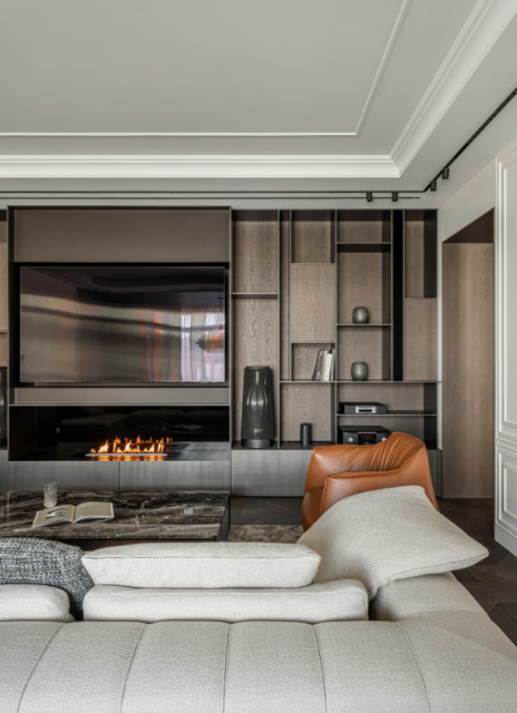 Duba&iuml; Hills modern-vardagsrum