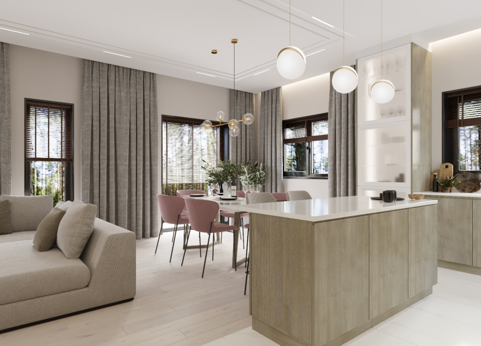 Кухня-гостиная / 1 этаж