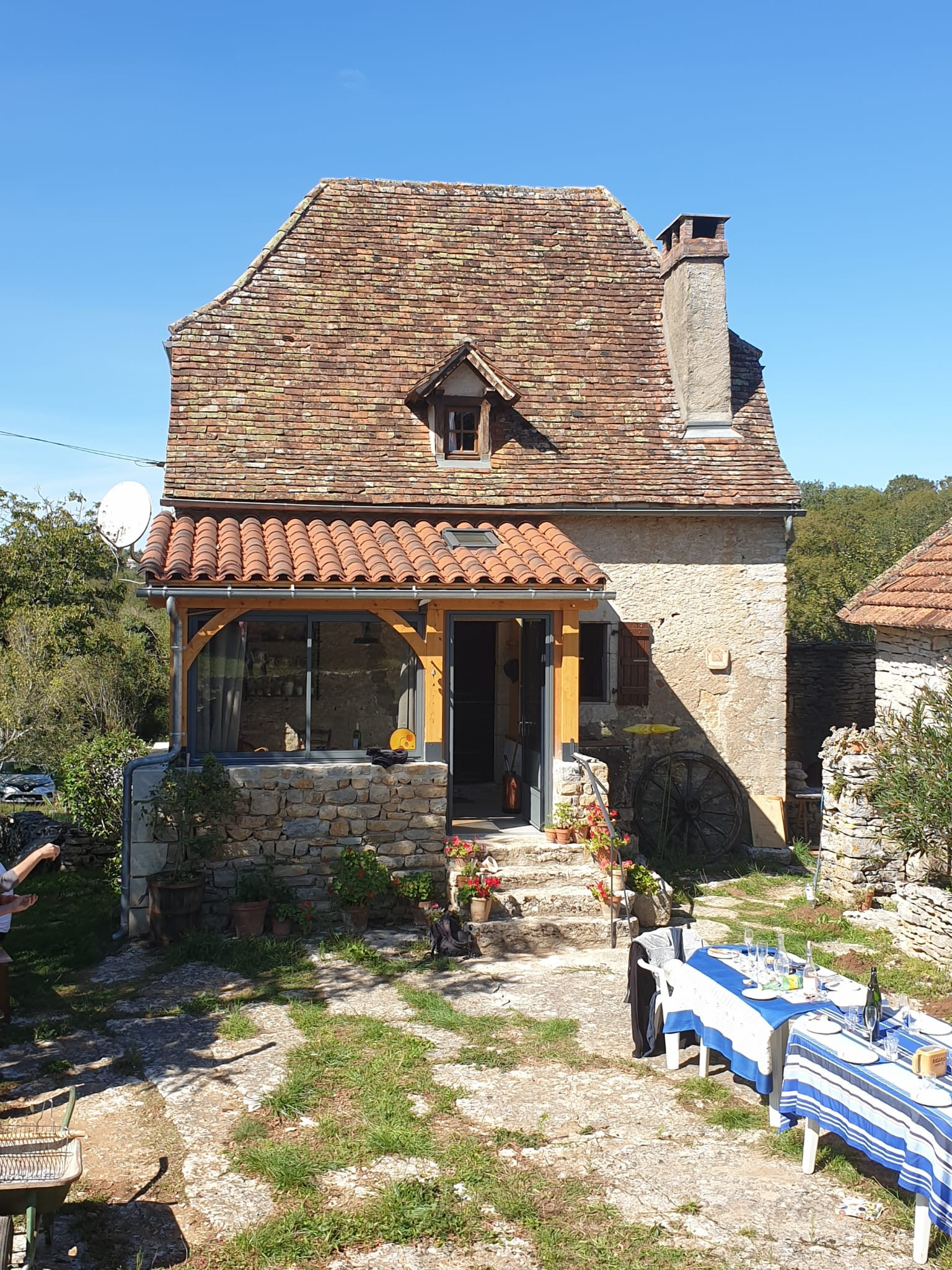Conception // Création d’un bolet vitré sur une maison paysanne
