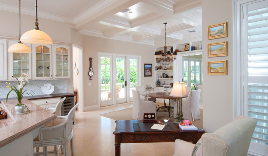 Kitchen - transitional kitchen idea in Miami