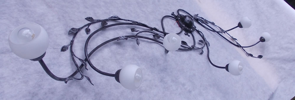 Wrought iron chandelier