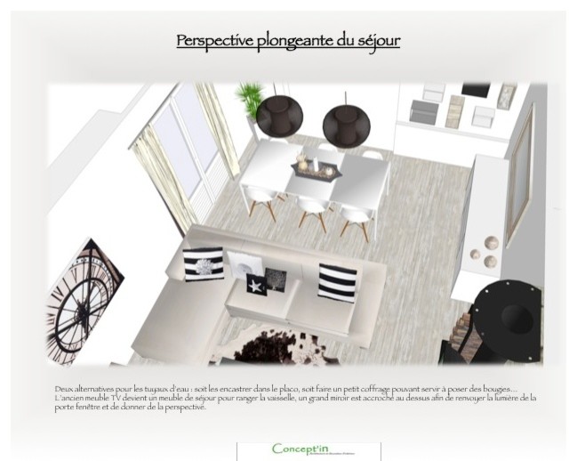 Relooking d'une pièce de vie