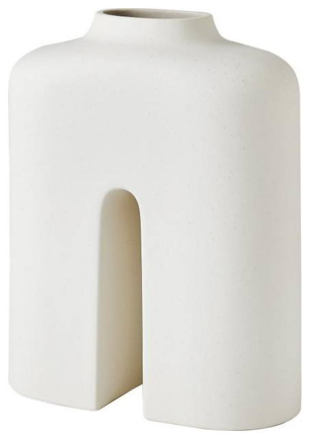 Guardian Large White/Cream Vase