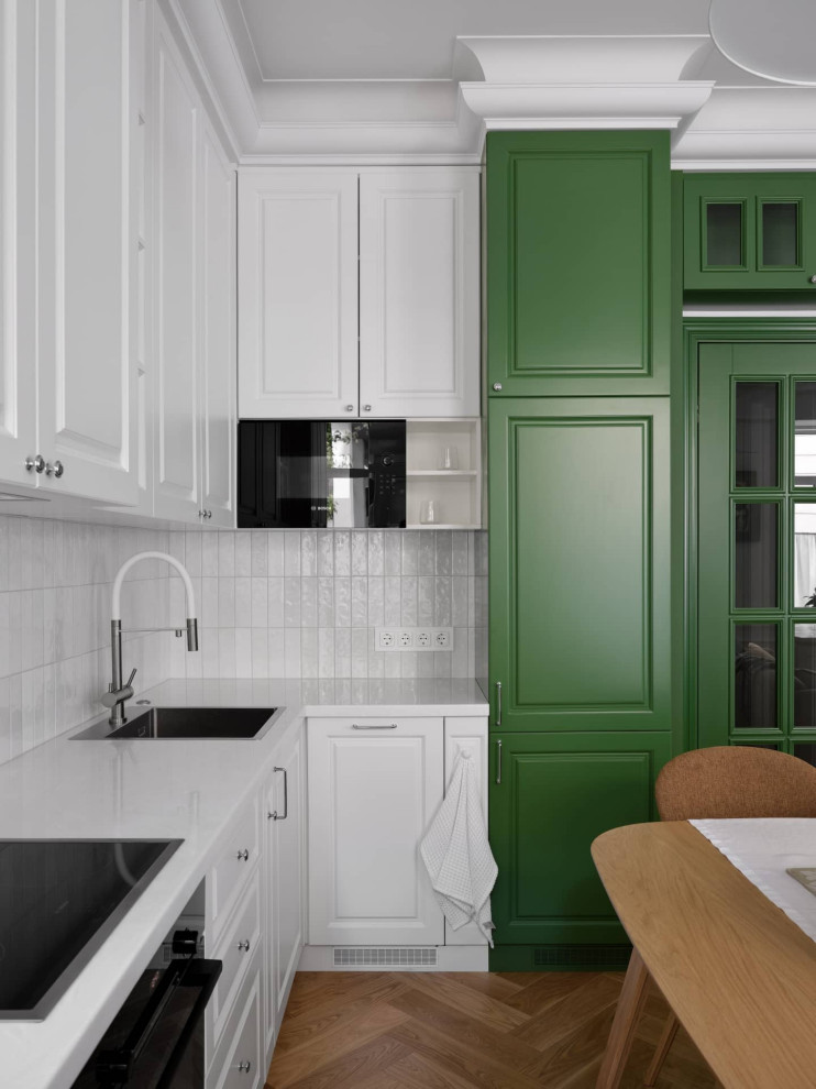 Дизайн и ремонт квартиры в Пречистенском переулке — Зелёный лейтмотив